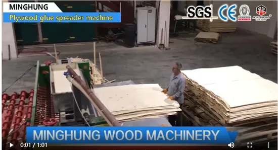 베니어판에 접착제를 도포하기 위한 롤러 합판 코팅 접착제 스프레더